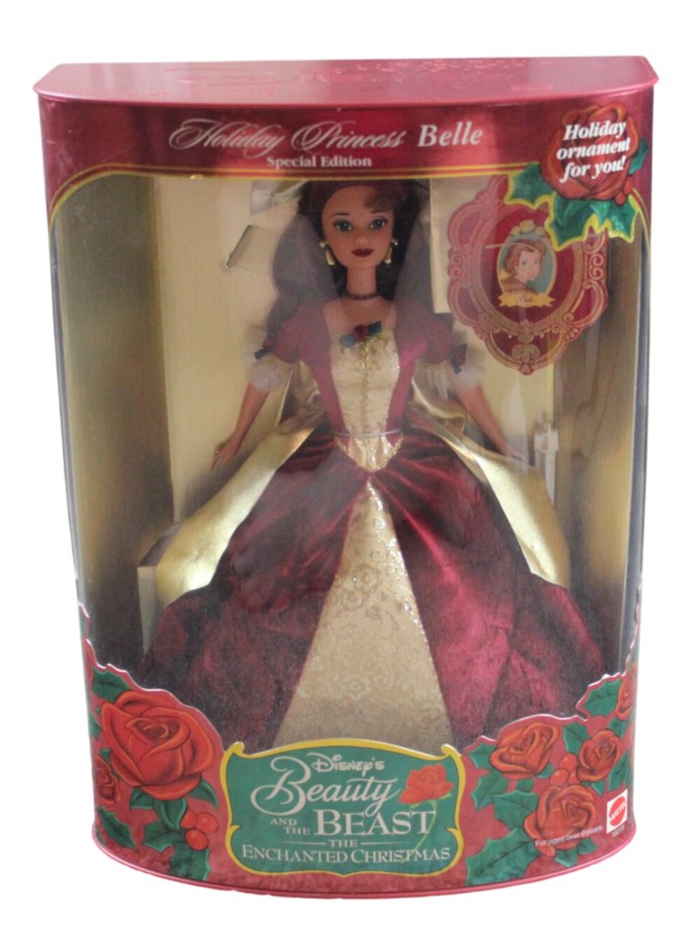 Barbie Belle Holiday Princess Beauty and the Beast Christmas Doll #16710 Vintage